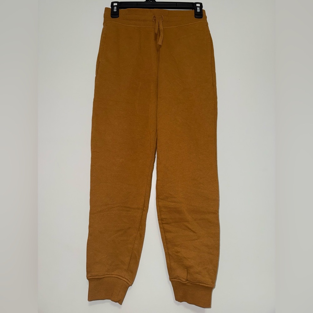 H&M Kids Sweatpants in Mustard Brown